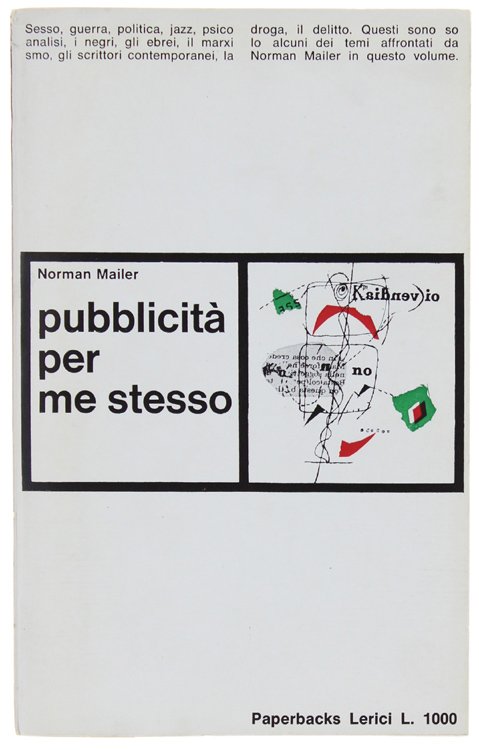 PUBBLICITA' PER ME STESSO.