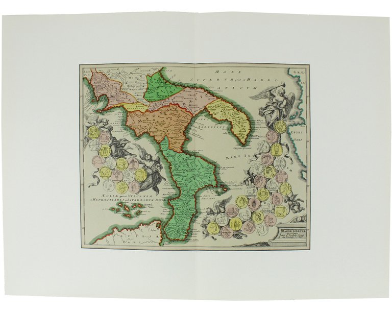 PUGLIA: TRE ANTICHE CARTE GEOGRAFICHE.