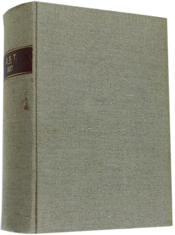 QST - Devoted Entirely to Amateur Radio. Volume XXI- 1937 …