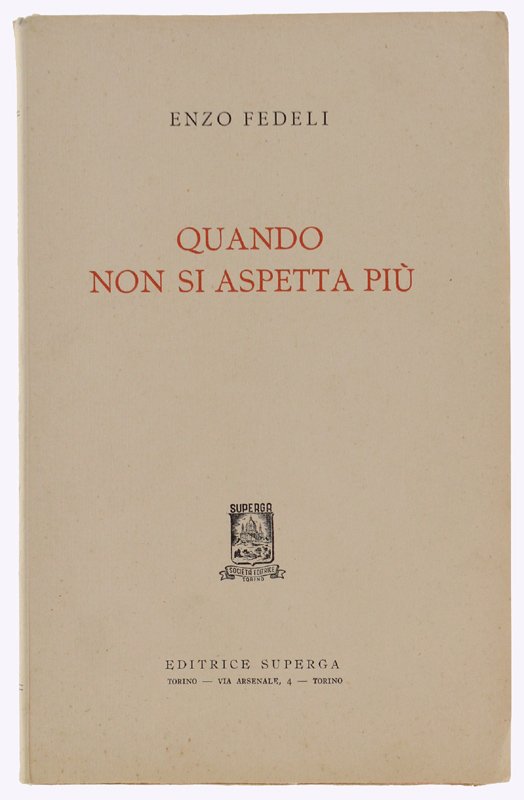 QUANDO NON SI ASPETTA PIU'. Disegni di Felice Vellan | Immagine principale