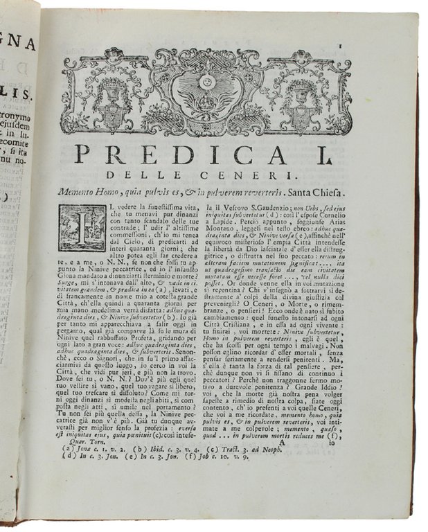 QUARESIMALE POSTUMO del Padre Girolamo Tornielli della Compagnia di Gesù.
