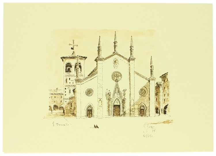 QUATTRO PASSI IN PINEROLO. Ottanta disegni di Giorgio Gosso.