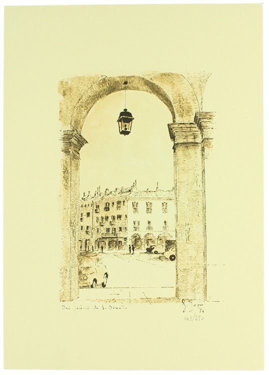 QUATTRO PASSI IN PINEROLO. Ottanta disegni di Giorgio Gosso.