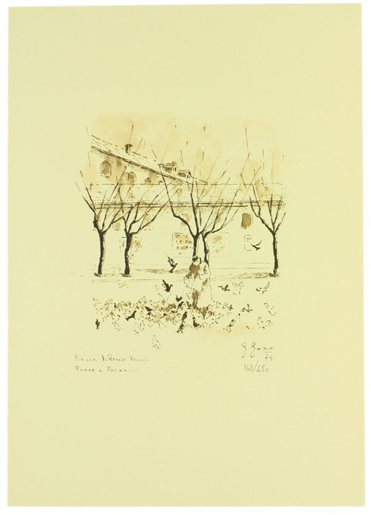 QUATTRO PASSI IN PINEROLO. Ottanta disegni di Giorgio Gosso.