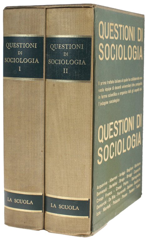 QUESTIONI DI SOCIOLOGIA.