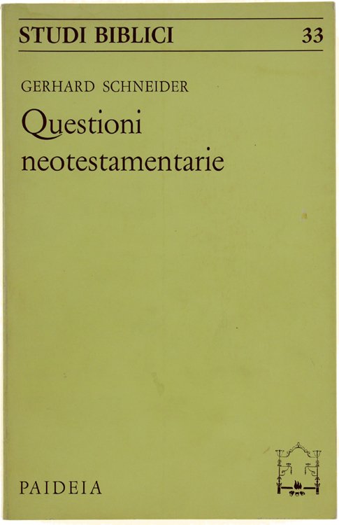 QUESTIONI NEOTESTAMENTARIE.