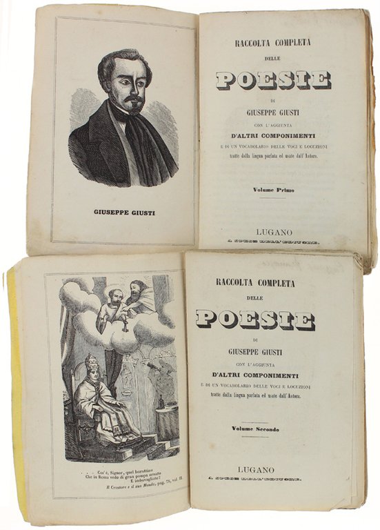 RACCOLTA COMPLETA DELLE POESIE DI GIUSEPPE GIUSTI con l'aggiunta d'altri …