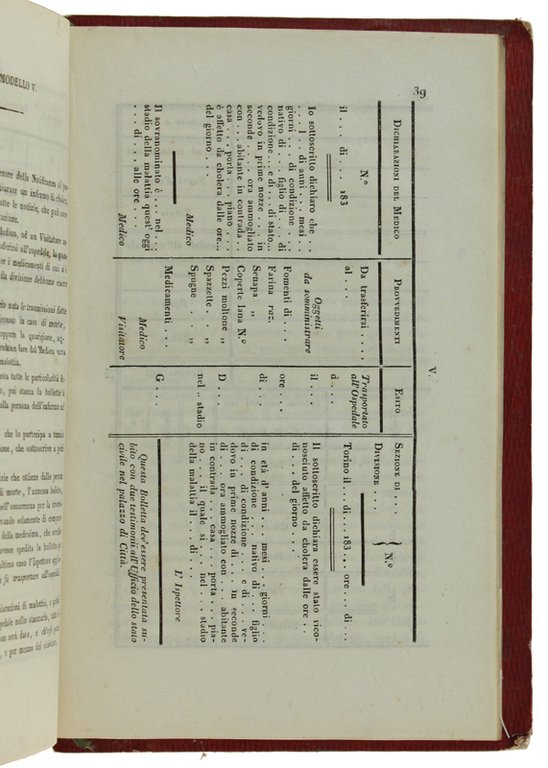 RACCOLTA DEI PRINCIPALI PROVVEDIMENTI dati dalla Commissione sanitaria di Torino … | Immagine Gallery 6
