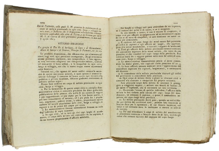 RACCOLTA DEI REGJ EDITTI, MANIFESTI, ED ALTRE PROVVIDENZE DE' MAGISTRATI …