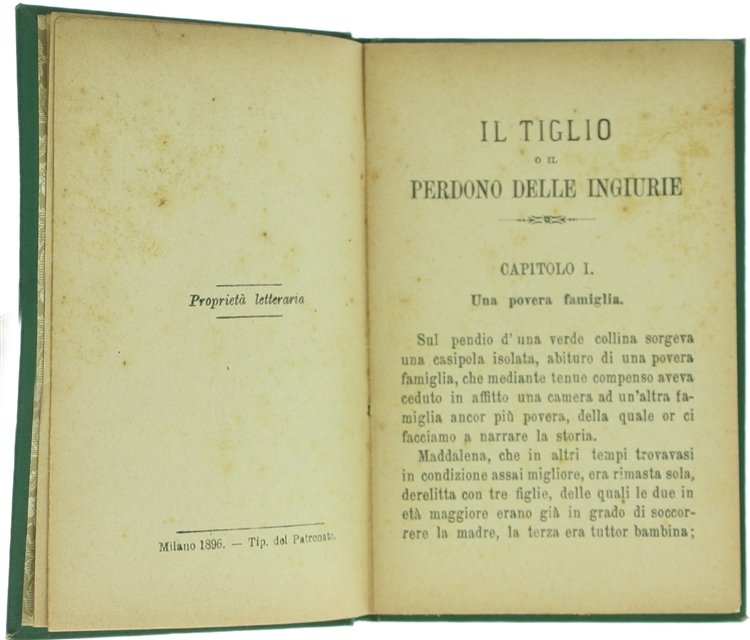 RACCONTI. Il tiglio o il perdono delle ingiurie - Il …