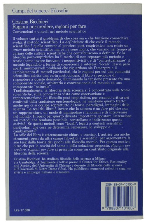 RAGIONI PER CREDERE, RAGIONI PER FARE. Convenzioni e vincoli nel …
