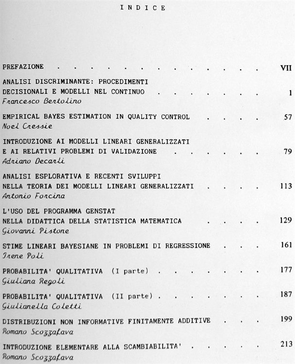 RASSEGNA DI METODI STATISTICI ED APPLICAZIONI : 2. Cagliari 1982.
