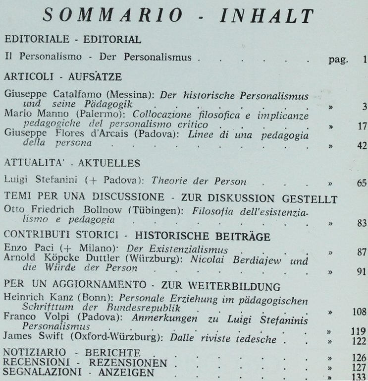 RASSEGNA DI PEDAGOGIA. - PÄDAGOGISCHE UMSHAU. Anno XXXIX - N. …