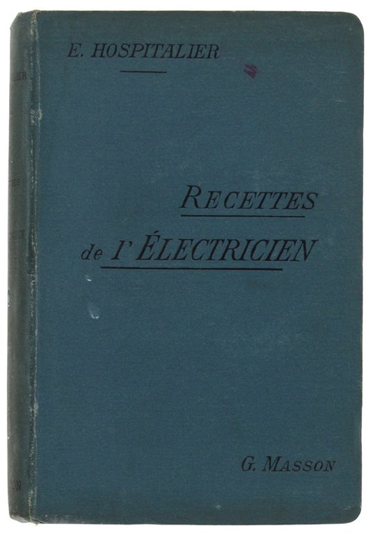 RECETTES DE L'ELECTRICIEN colligées et mises en ordre. | Immagine Gallery 2