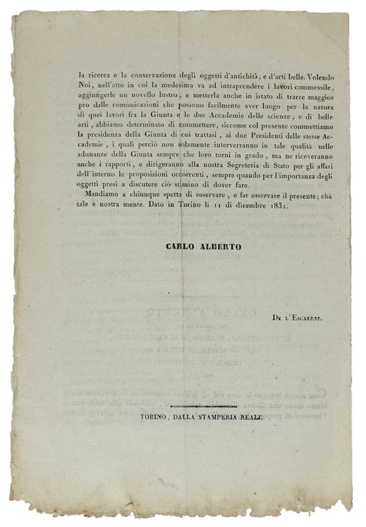 REGII BREVETTI in data delli 24 novembre, ed 11 dicembre …
