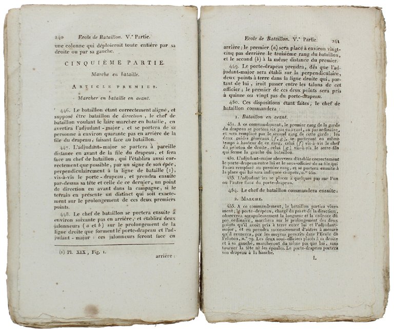 REGLEMENT CONCERNANT L'EXERCICE ET LES MANOEUVRES DE L'INFANTERIE du 1er … | Immagine Gallery 5