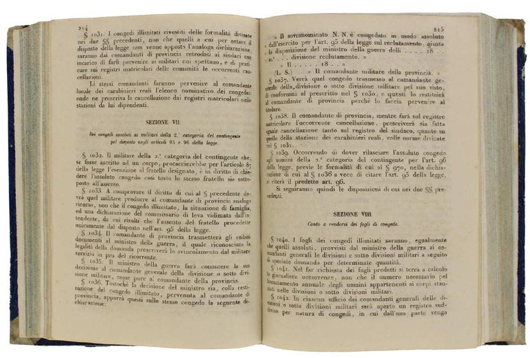 REGOLAMENTO PER L'ESECUZIONE DELLA LEGGE SUL RECLUTAMENTO DELL'ESERCITO approvato con … | Immagine Gallery 2
