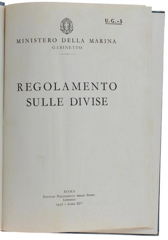 REGOLAMENTO SULLE DIVISE