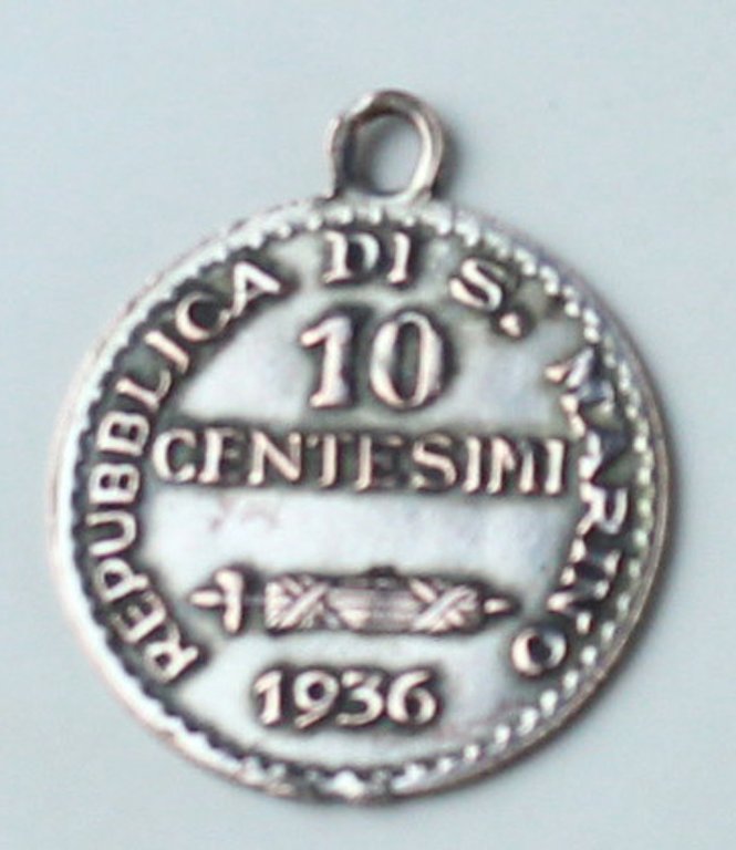REPUBBLICA DI S.MARINO 10 CENTESIMI 1936: Moneta/medaglia mm 20 | Immagine Gallery 4
