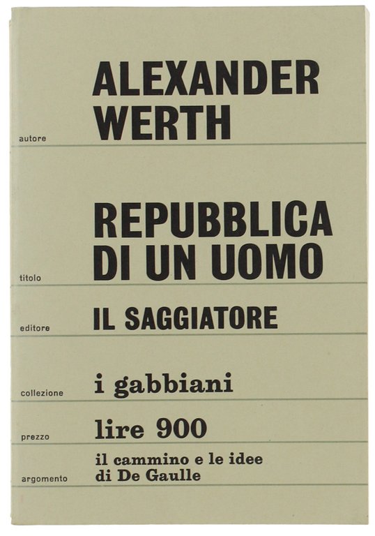 REPUBBLICA DI UN UOMO.
