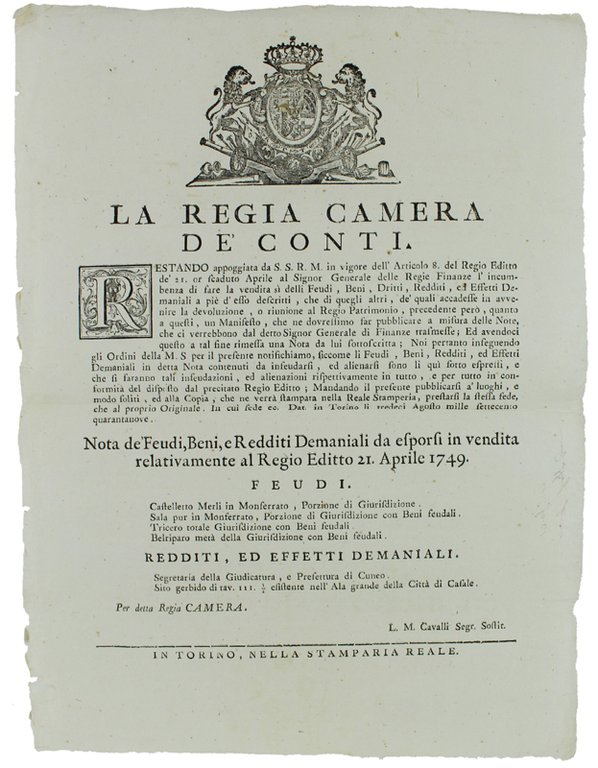 RESTANDO APPOGGIATA DA S.S.R.M. IN VIGORE DELL'ARTICOLO 8 DEL REGIO …