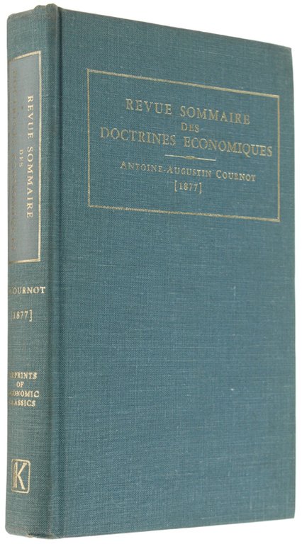 REVUE SOMMAIRE DES DOCTRINES ECONOMIQUES.