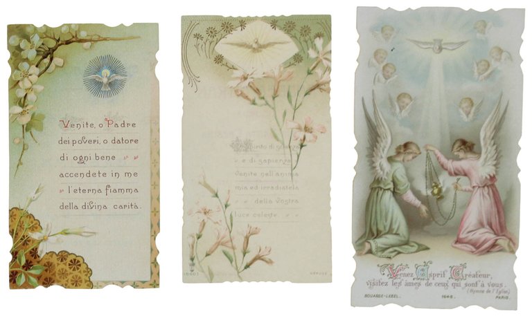 RICORDINI DELLA CRESIMA e PRIMA COMUNIONE: 16 ricordini d'epoca (dal …