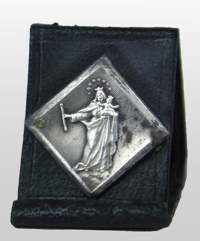 RICORDO MARIA AUSILIATRICE mm 35x23 apribile e ripiegabile. Vintage | Immagine Gallery 3