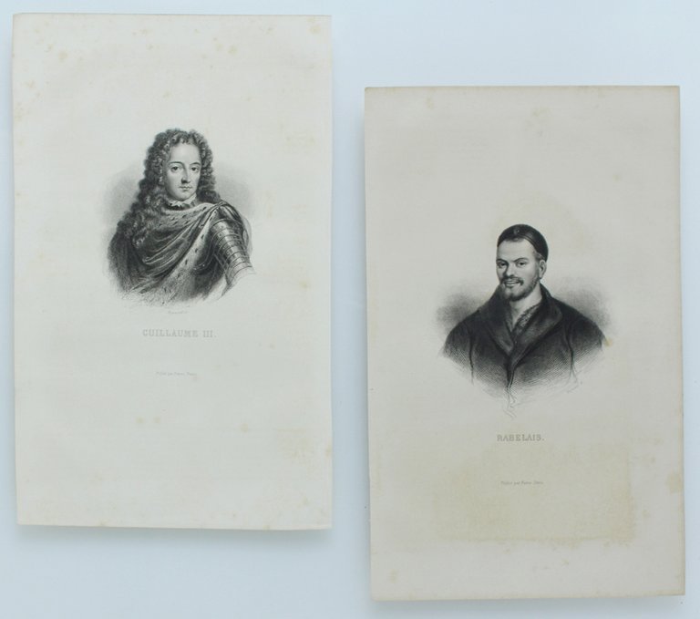 RITRATTI di 16 personaggi storici Gravures authentiques 1840 - Original …