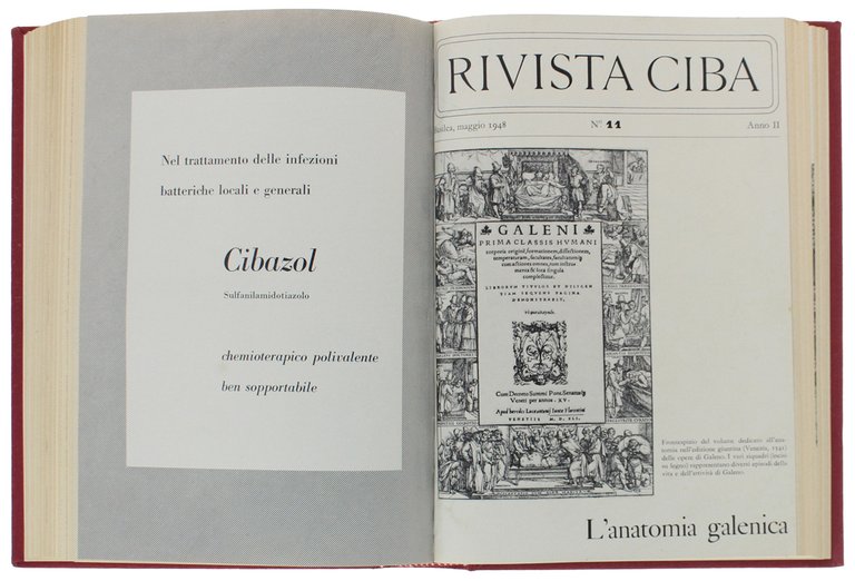 RIVISTA CIBA. Anno primo - Anno secondo