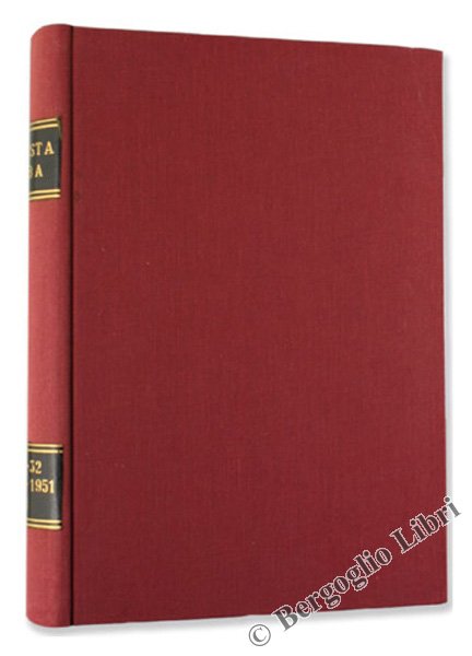 RIVISTA CIBA. Anno terzo - Anno quarto - Anno quinto.