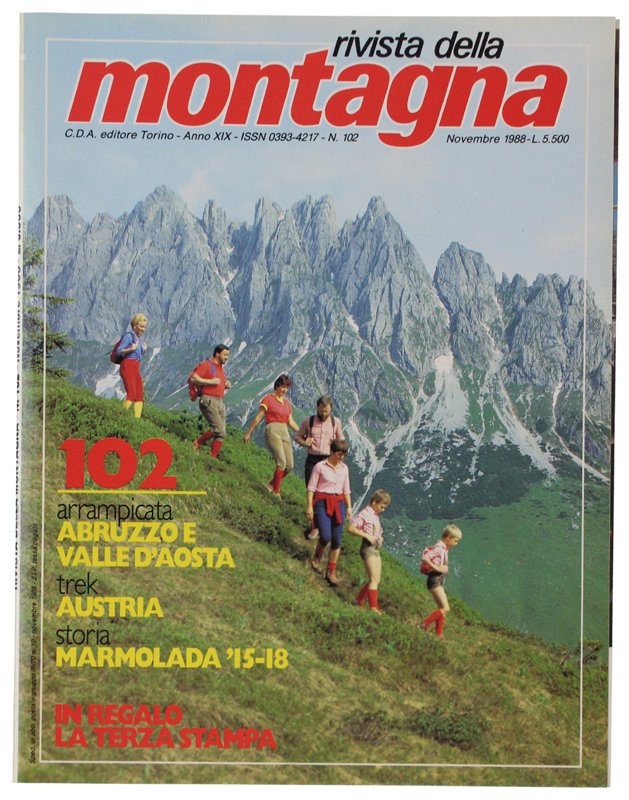 RIVISTA DELLA MONTAGNA. N.102/1988 | Immagine principale