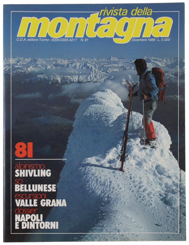RIVISTA DELLA MONTAGNA. N. 81/1986 | Immagine principale