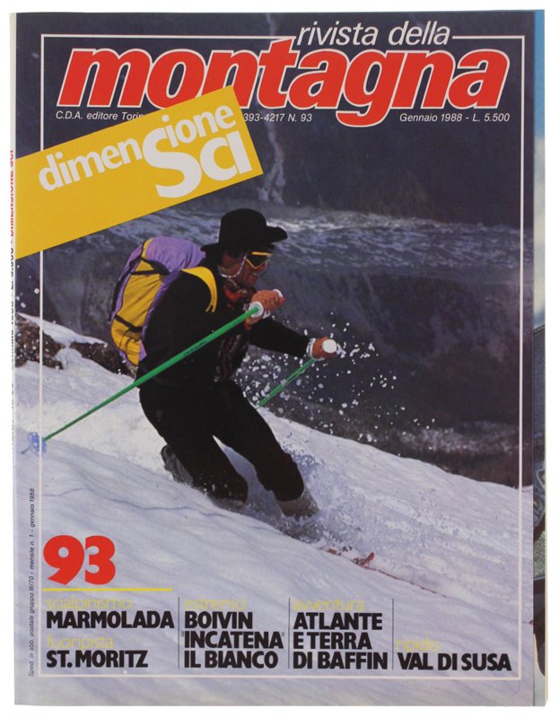 RIVISTA DELLA MONTAGNA. N. 93/1988 | Immagine principale