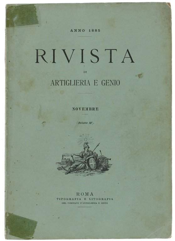 RIVISTA DI ARTIGLIERIA E GENIO - Anno 1885 - Novembre.