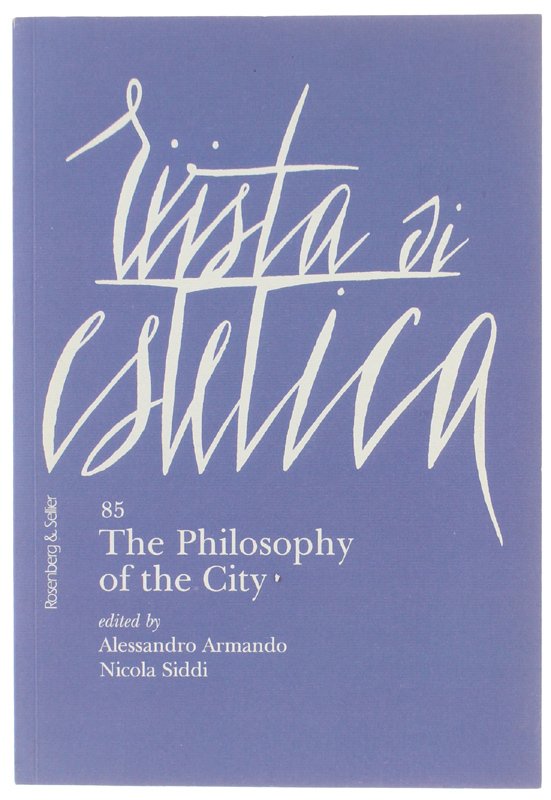 RIVISTA DI ESTETICA N. 85 (1/2024) : THE PHILOSOPHY OF …