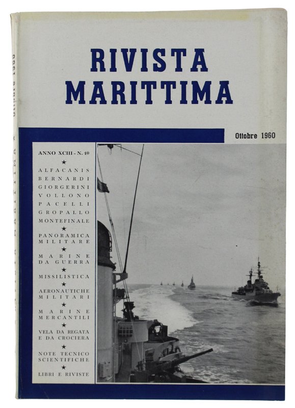 RIVISTA MARITTIMA - Ottobre 1960 | Immagine principale