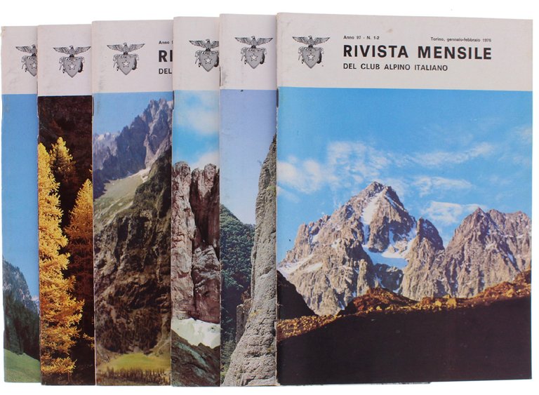 RIVISTA MENSILE DEL C.A.I. 1976 - Annata completa.