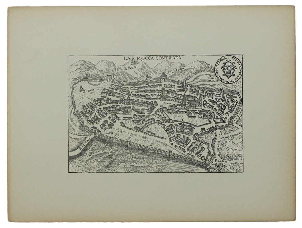ROCCA CONTRADA: ANTICA MAPPA / VEDUTA - Ristampa anastatica (1970 … | Immagine principale