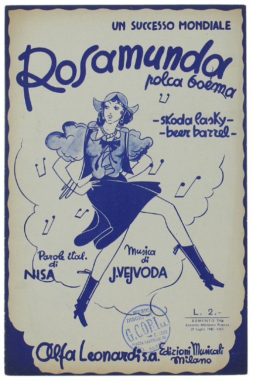 ROSAMUNDA. Polca boema.