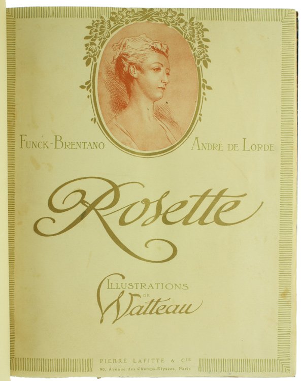 ROSETTE. Illustrations de Watteau.