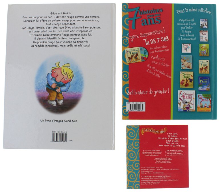 ROUGE TIMIDE + HISTOIRES POUR MES 7 ANS avec CD … | Immagine Gallery 2