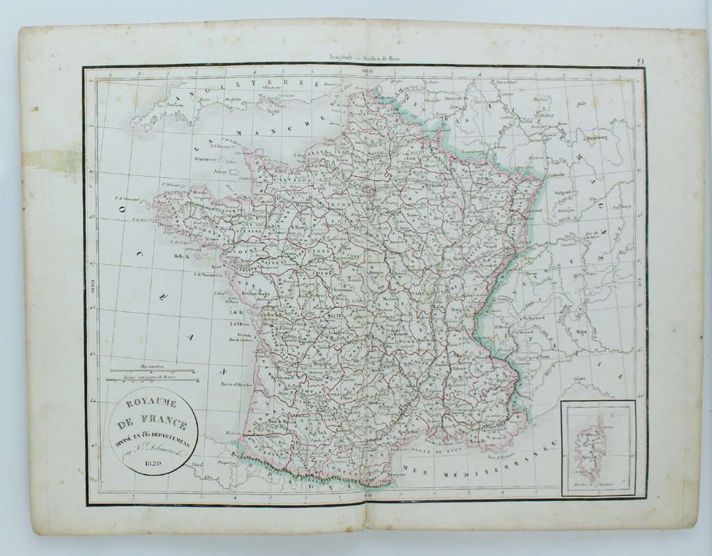 ROYAUME DE FRANCE divsée en 86 départements