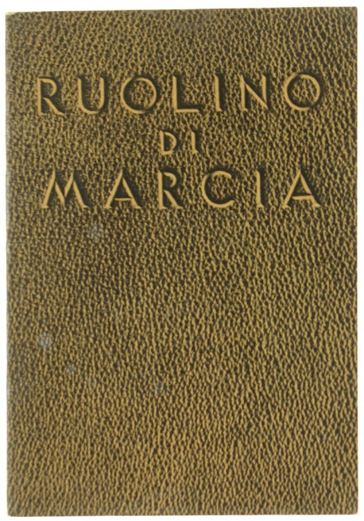 RUOLINO DI MARCIA.