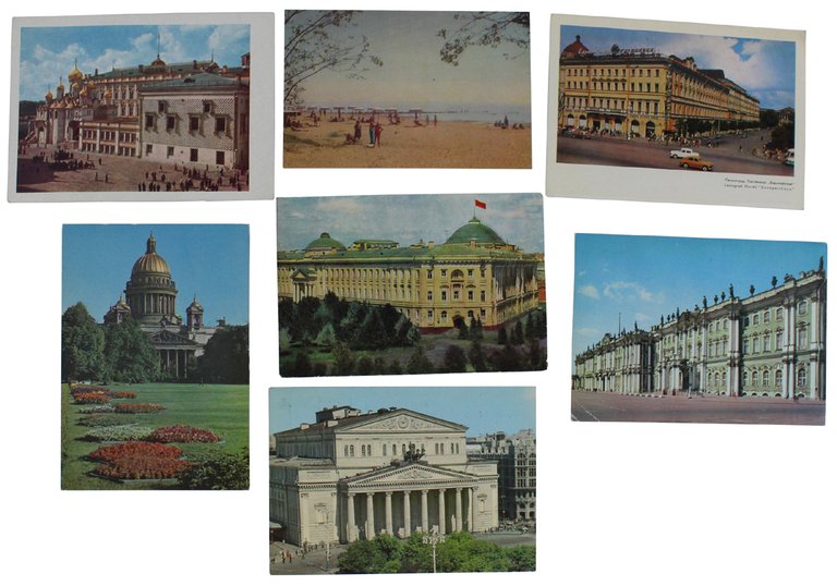 RUSSIA: LOT OF 7 VINTAGE POSTCARDS | Immagine Gallery 2