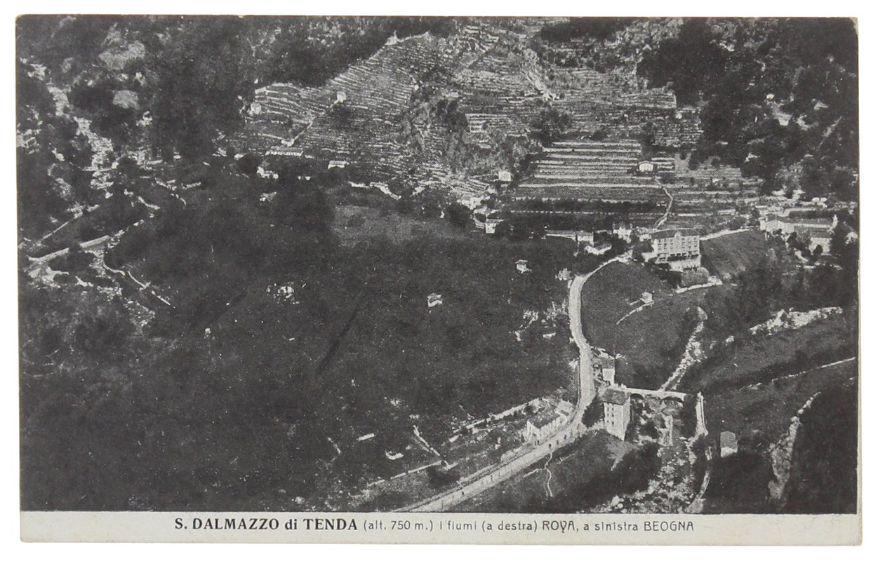 S.DALMAZZO DI TENDA - I fiumi ROYA e BEOGNA. Cartolina, …