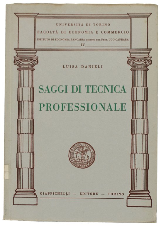 SAGGI DI TECNICA PROFESSIONALE.