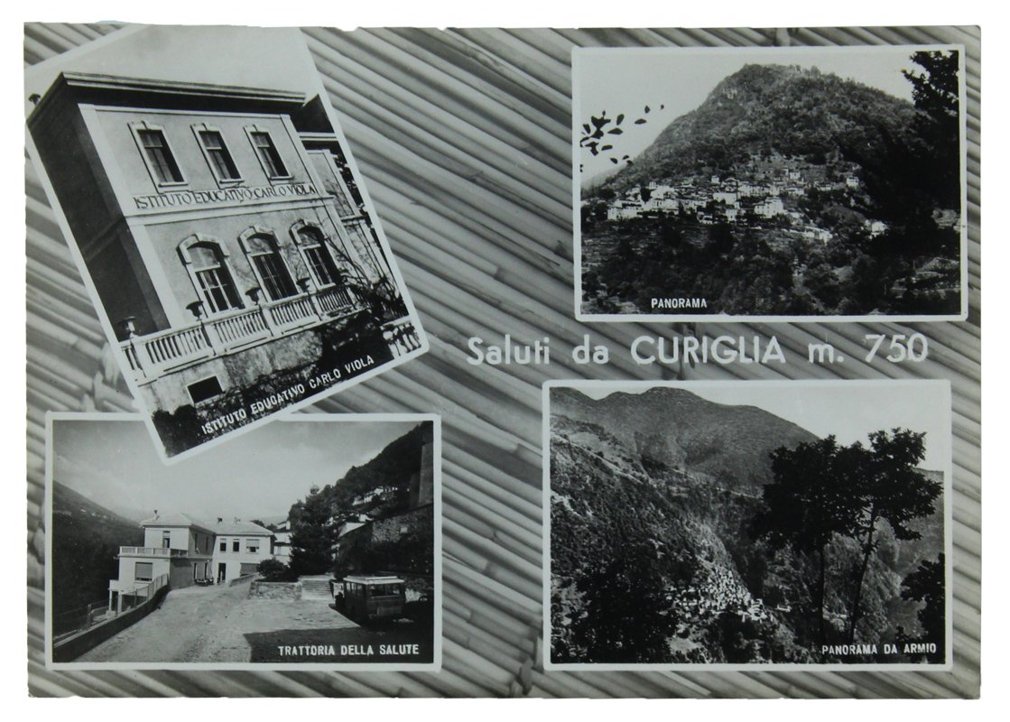 SALUTI DA CURIGLIA (Varese) Cartolina con 4 belle vedutine (1960 …