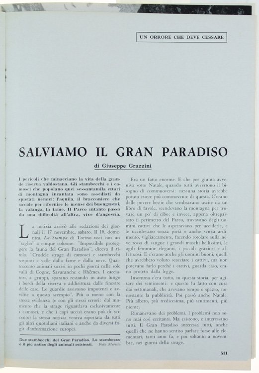 SALVIAMO IL GRAN PARADISO.
