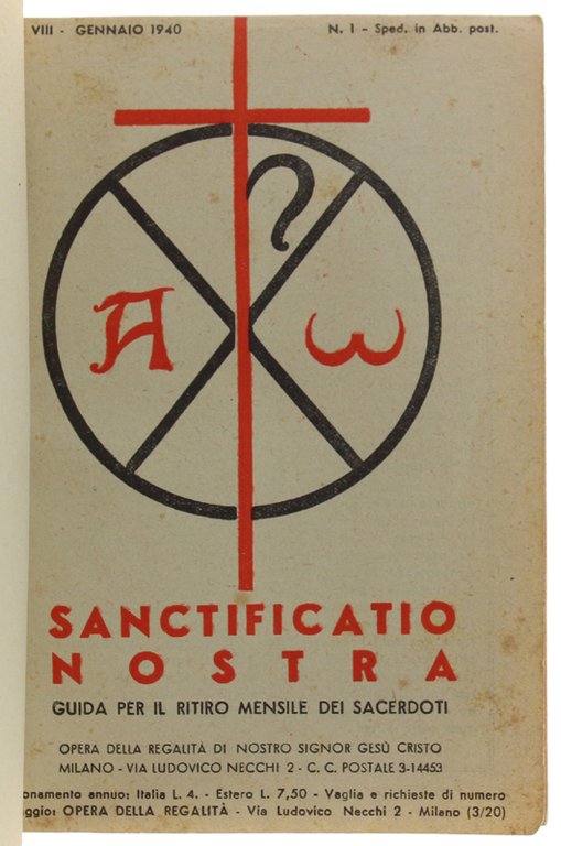 SANCTIFICATIO NOSTRA. Guida per il ritiro mensile dei sacerdoti. Anno …